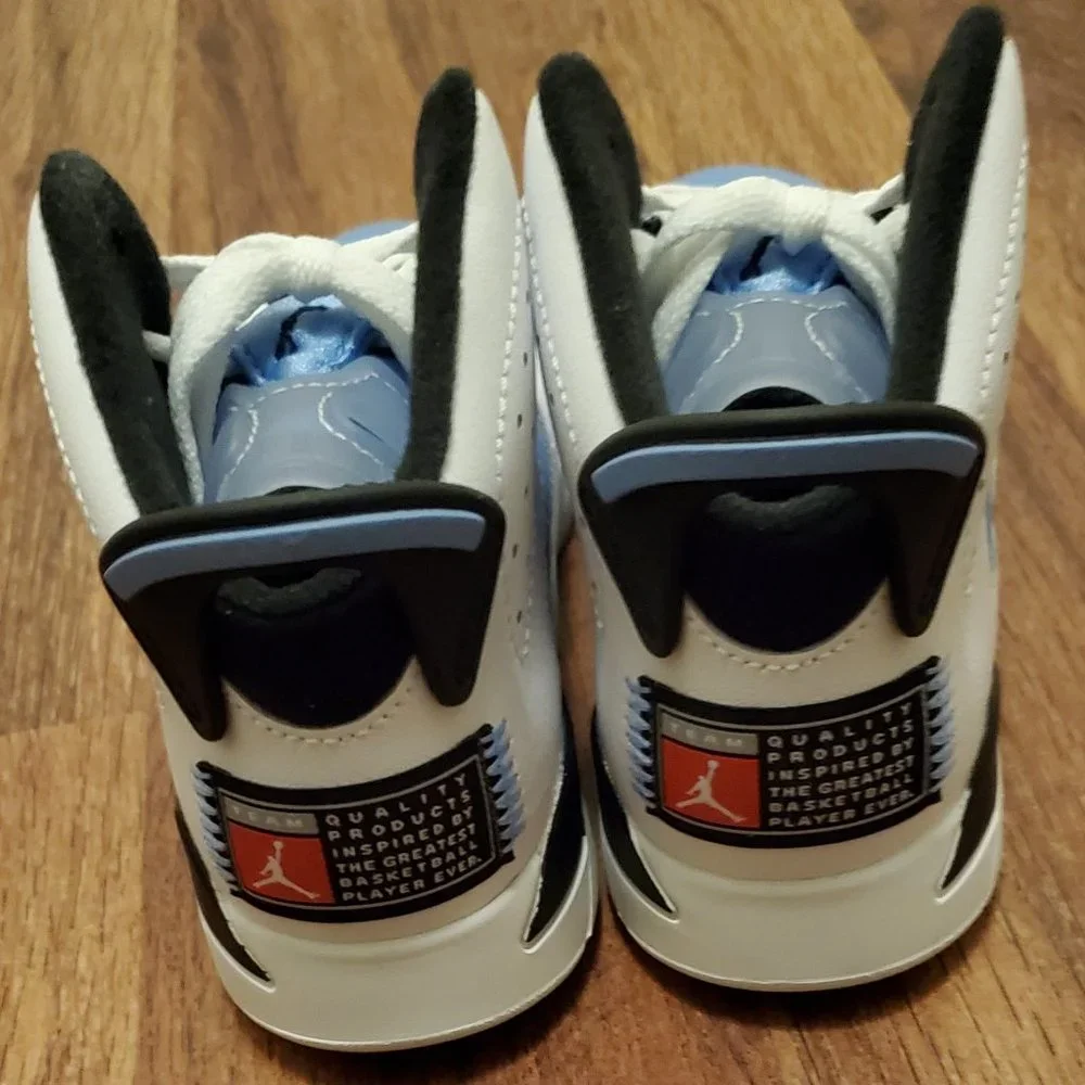 Air Jordan 6 Retro "UNC White" - 12C - Picture 4 of 11